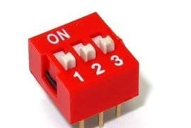 Switch DIP Switch 3 Way 2.54mm,DIP Switches 3P