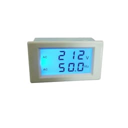 Two-Wire LCD Voltage Meter AC Voltmeter 80-300V 150-500V Frequency 45-65Hz Digital Volt Tester Panel Indicator 1Pcs(AC150-500V 45-65Hz)