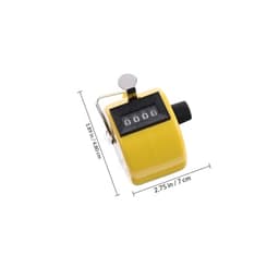 3 Pcs Manual Digital Counter with Finger Grip Knob, 4-digit Display