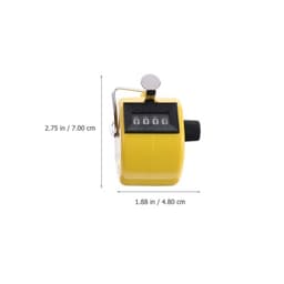 4 Pcs Hand Held Tally Counter 4-digit Manual Plastic Digital Counter