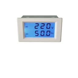 Two-Wire LCD Voltage Meter AC Voltmeter 80-300V 150-500V Frequency 45-65Hz Digital Volt Tester Panel Indicator 1Pcs(AC150-500V 45-65Hz)