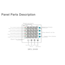 4 Zone Channel Pid Temperature Controller SSR Relay Output 110V 220VAC 96MM 4 Channel Pid(SSR Output 1 Alarm)