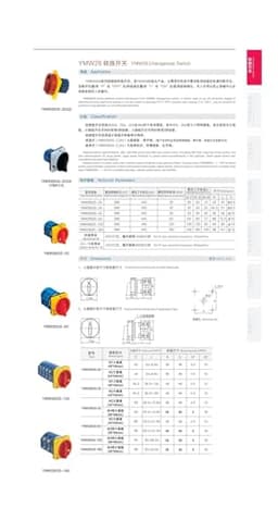 LW26GS-125A Padlock Off-ON Two Positions Changeover Selector Panel Mounted Rotary Cam Switch(1P 4Terminals)