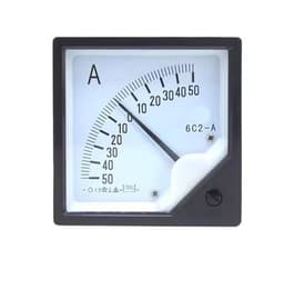6C2-A DC /75mv Amperemeter Gauge Analog Panel AMP Current Meter 50A -0 - Ammeter 5A 10A 20A 30A 100A 200A 300A 500A 1Pcs(2A -0-2A)