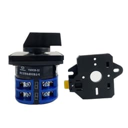 DIN Rail Rotary Cam Switch 32A 660V 2 Pole Dual Power Changeover