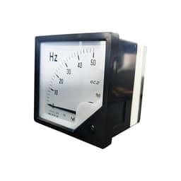6C2-Hz DC Frequency Meter 0-50Hz 0-60Hz /DC10V Sensor Excitation Voltmeter Square Pointer Voltage 80 * 80mm 1Pcs(0-50Hz(DC10V))
