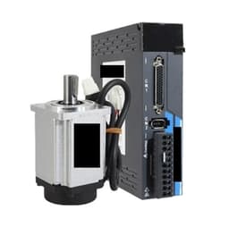 Servo Motor 60ST 200W AC Drive Kit 3000rpm 60 Flange Driver + 17-bit Magnetic Encoder Cable with rs485 220v(0.2KW 4M)