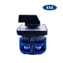63A Changeover Selector Universal Rotary YMW26-63/1 Three Positions One Pole LW26 LW28 Dual Power Knob Selection Cam Switch