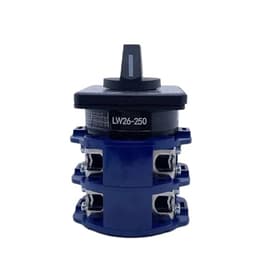 LW26-250 Rotary Cam Switch 250A 3Pos Universal Change-Over Dual Power