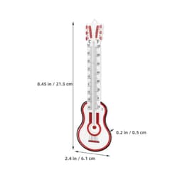 4pcs Thermometer Gauge, Wall Hanging Cello Guitar Temperature Meter