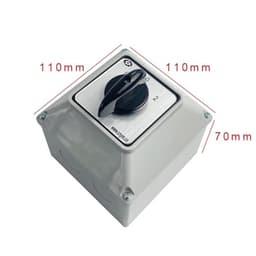 LW26-32/1M Changeover Rotary Cam Gear Switch 32A Waterproof Box Selector