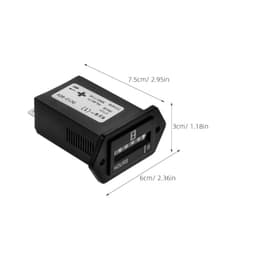 Industrial Hour Meter 10-80v Plastic Metal Gauge for Generators