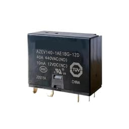 12V DC AZEV140‑1AE1BG‑12D 40A High Load Power Relay PCB 1Pcs