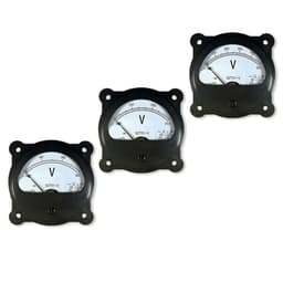 62T51 AC Voltmeter Frequency Meter 250V 300V 450V 500V 600VZ 45-55HZ 380V 220V Black Circular Pointer Type Marine 1Pcs(AC 150V)