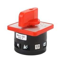 LW6D-5 C303 1 4 Positions 6 Terminals 5A Rotary Changeover Cam Switch