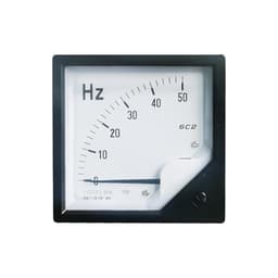 6C2-Hz DC Frequency Meter 0-50Hz 0-60Hz /DC10V Sensor Excitation Voltmeter Square Pointer Voltage 80 * 80mm 1Pcs(0-50Hz(DC10V))
