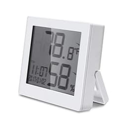 LCD Display Electric Temperature and Humidity Meter Thermometer & Hygrometer W/Clock Time Date Hygrothermograh