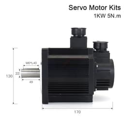 1KW Bus Type Servo Motor Driver Kits 5N.m 220V 7A Absolute Value AC Servo Motor Driver for CNC Router