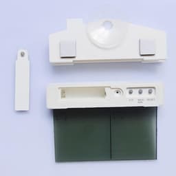 Indoor Outdoor Temperature Humidity Meter LCD Display Suction Cup Mount