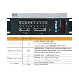 1pcs Hybrid AC Servo Driver TH-T3M-L30F-GABN Input Voltage 220VAC 3Phase/1Phase 50/60HZ Suit for 110 130 Servo Motor