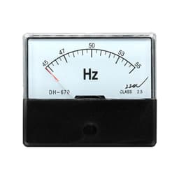 DH-670 Pointer Type Frequency Meter 45-55HZ 380V 220V 100V Hertz 1Pcs(45-55Hz,380V)