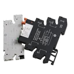 5PCS Slim Relay Circuit 6A 12VDC/AC Or 24VDC/AC Or 230VAC Socket 6.2mm Thickness 48V 110V(5PCS 24VACDC)