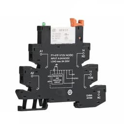 5PCS Slim Relay Circuit 6A 12VDC/AC Or 24VDC/AC Or 230VAC Socket 6.2mm Thickness 48V 110V(5PCS 24VACDC)