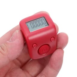 Digital Finger Rechargeable Counter Ring, Silent Silicone People Counting