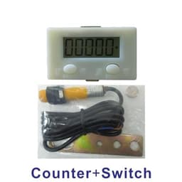 LCD Digital Electrical Counter 5 Digit Display Accumulation with Magnetic Switch Sensor Punch Machine Meter(Switch Only)