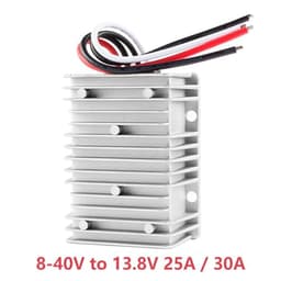 1pcs Boost Buck 12V 24V 8-40V to 13.8V DC Converter to 1A-55A Voltage Regulator Car Truck Boat Waterproof(3a)