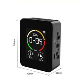 Air Monitor Carbon Dioxide Detector Greenhouse Warehouse Quality Temperature Humidity Fast Measurement Meter