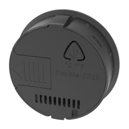 ABS Circular Embedded Electronic Digital Temperature Humidity Meter(D)