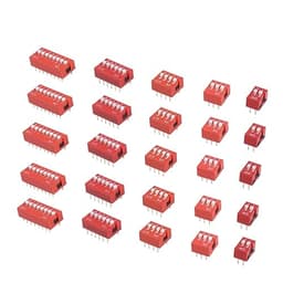 35pcs Plastic Dip Slide Configuration Switch for Circuit Boards