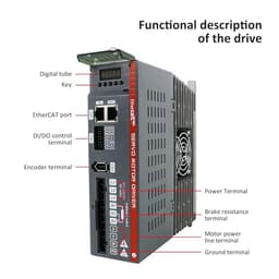 220V 4~13.5A 1500/2500RPM 4/5/6/7.7/10/15N.m 1/1.3/1.5/2/2.3/2.6/3.8KW Servo Motor Controller AC Servo Motor Driver Kit