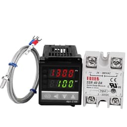 Set of PID Digital Temperature Thermostat Regulator Controller REX-C100