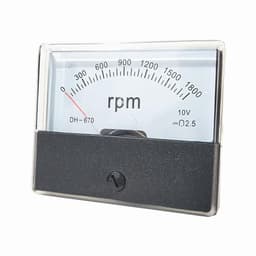 DH670 RPM Meter Speed Counter DC Tachometer for Frequency Converter Inverter1800 Dc10v DH-670 Panel 1Pcs