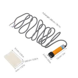 Photoelectric Sensor Switch 3-Wire 2m Npn Dc6-36v