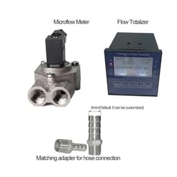 Small Flow Flowmeter Pulse 4-20mA Water Oil Sensor Meter