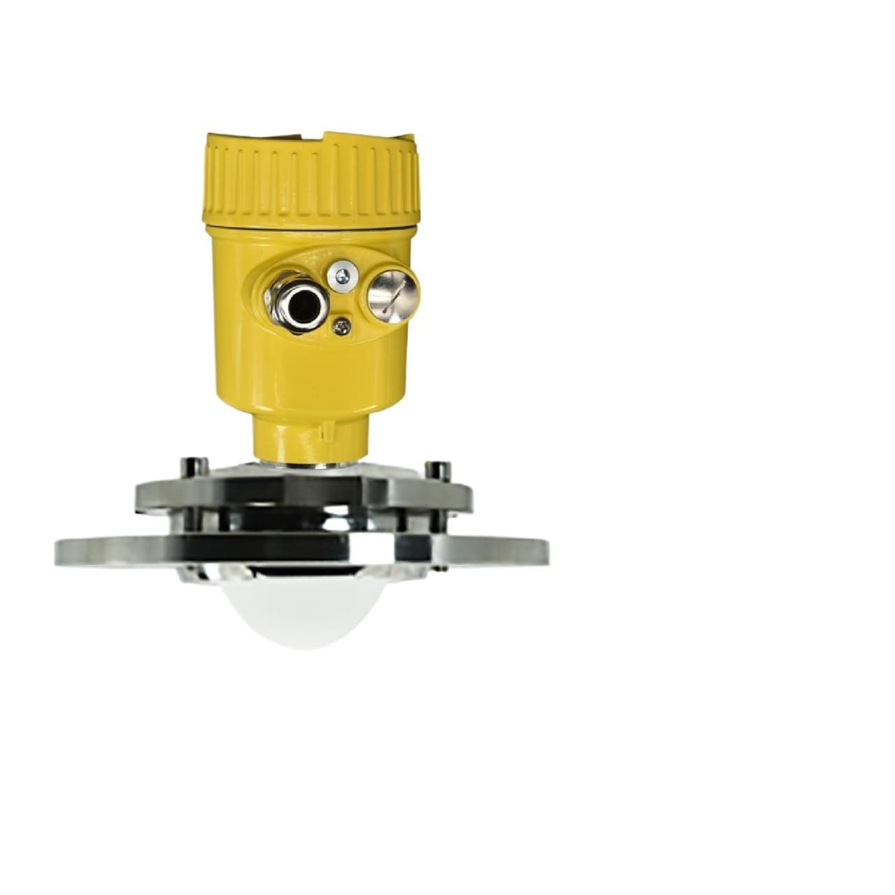 Radar Level Transmitter Non-Contact Liquid Solid Powder Silo Level Sensor DN80 DN100 High-Frequency Radar Level Meter(DN80 0-10m)
