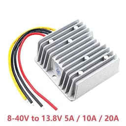 1pcs Boost Buck 12V 24V 8-40V to 13.8V DC Converter to 1A-55A Voltage Regulator Car Truck Boat Waterproof(3a)