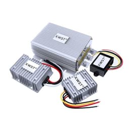Converter 24V Step Up to 48V Boost Solar Inverter 1~40A Voltage Regulator to Module Waterproof(3A Aluminum L)