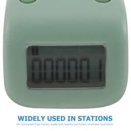 Rechargeable Digital Finger Counter Six Digit with Ring, Electronic Screen