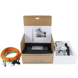 A5 220V 3000RPM IP65 200W 400W 600W 750W 1000W AC Servo Motor Controller Driver Kit AC Servo Motor Driver Controller Kit(200W 17Bit Absolute)