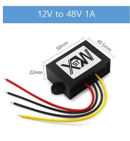 DC 12V to 48V Step Up Converter Voltage Stabilizer Boost Power 1A-20A