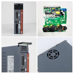 A5 220V 3000RPM IP65 200W 400W 600W 750W 1000W AC Servo Motor Controller Driver Kit AC Servo Motor Driver Controller Kit(200W 17Bit Absolute)
