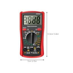 Dm850 Digital Multimeter, Handheld Volt Tester with Data Hold and Kickstand