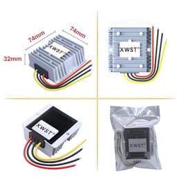 Converter 24V Step Up to 48V Boost Solar Inverter 1~40A Voltage Regulator to Module Waterproof(3A Aluminum L)
