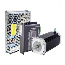 1 Axis Open Loop Stepper Motor Driver Power Supply Kit 3.0Nm 4.2A 20-50VDC