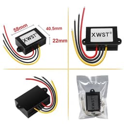 Converter 24V Step Up to 48V Boost Solar Inverter 1~40A Voltage Regulator to Module Waterproof(3A Aluminum L)