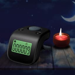 Rechargeable Finger Digital Tally Counter Ring, 6 Digit